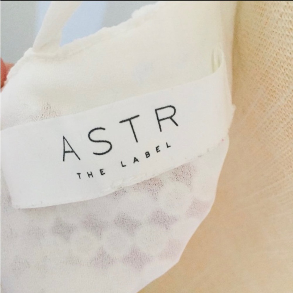 Astr The Label White Lace Spaghetti String Back M… - image 8